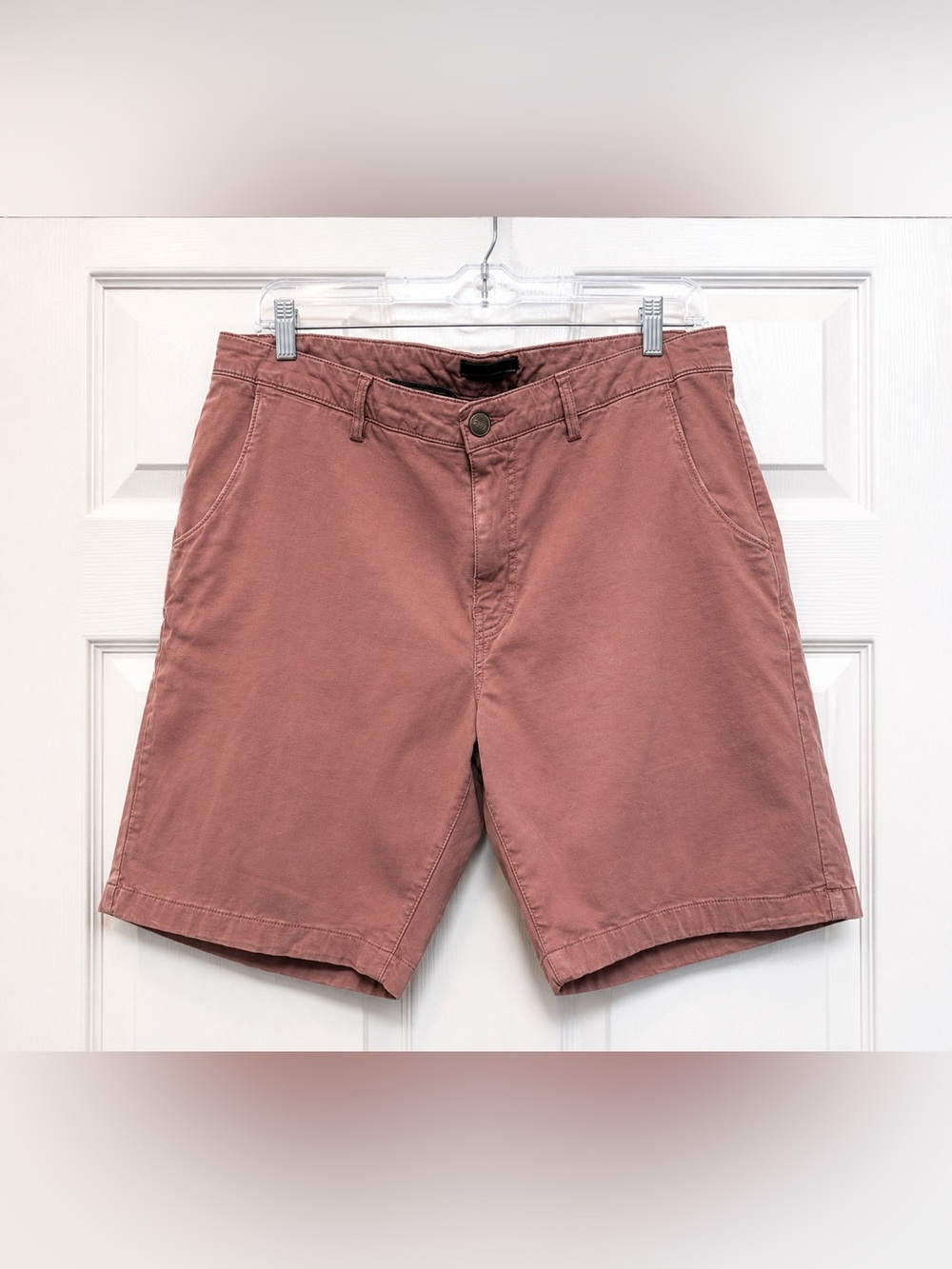 Shore Dusty Rose Men’s Flat Front Shorts Size 34 Casual Golf Preppy